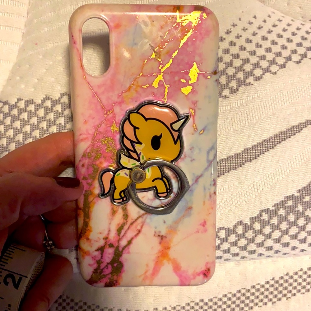 Tokidoki ring phone case iphone x/xs case
